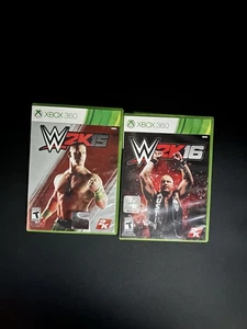 WWE 2K15 & 2K16 (Microsoft Xbox 360, 2015) Complete With Manual - Tested Working - Picture 1 of 15