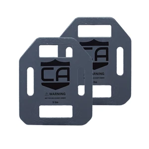 Caliber Armor Weighted Training Plates – Sold in Pairs | 5 lb, 7.5 lb, 10 lb, 15 - Picture 1 of 11