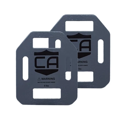 Caliber Armor Weighted Training Plates – Sold in Pairs | 5 lb, 7.5 lb, 10 lb, 15 - Image 1 of 4