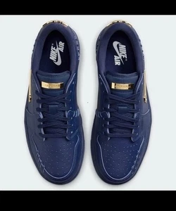 New Nike Air Jordan 1 Low Method of Make Midnight Navy FN5032-400 Women's Size9 - Picture 1 of 8