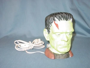 FRANKENSTEIN Monster Universal City Studios 1992 Ceramic Lamp - Picture 1 of 4