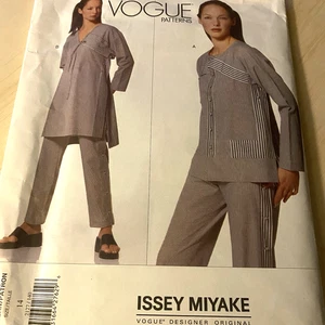 Camisa túnica pantalones Issey Miyake patrón 2127 talla 14 sin cortar FF diseñador de moda - Imagen 1 de 9