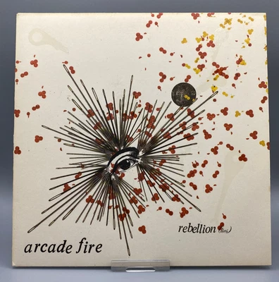ARCADE FIRE REBELLION 7" Vinyl Record 2005 LIMITED EDITION White Vinyl VGC NM+ - Image 1 of 3