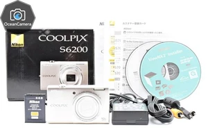 *N MINT in Box* Nikon Coolpix S6200 Silver 16.0MP 10x Zoom Digital Camera JAPAN - Picture 1 of 15