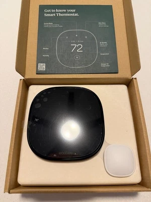 Ecobee For Pro Smart Thermostat Premium EB-STATE6PB-01 Black/Silver - Image 1 of 3