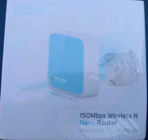TP-Link TL-WR702N 150Mbps 1-Port Wireless Nano Router New Sealed - Picture 1 of 8