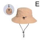 Waterproof Sun Protection Anti-Uv Bucket Hat Sun Hat Panama Fishing Cap> I1i2