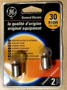 GENERAL ELECTRIC GE R10W LIGHT BULB 12V 10W TWIN PACK SIDE / TAIL - Picture 1 of 6