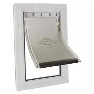 PetSafe Staywell Klapa dla psa Drzwi wolnobiegowe Drzwi dla psa Drzwi wejściowe Aluminiowe duże - Zdjęcie 1 z 1