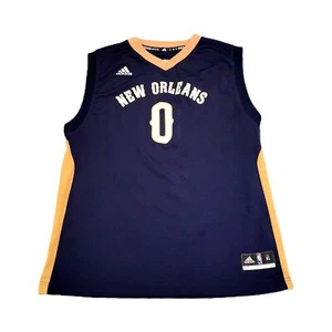 Youth NBA Adidas Jersey Tank New Orleans Pelicans Cousins 2017 0 Navy Size XL 18 - Picture 1 of 7