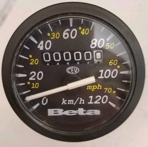 New Old Stock - Beta Trials / Crosser Motorcycle Speedometer - CEV - Picture 1 of 4