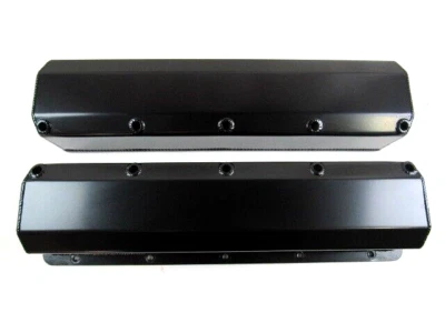 Oldsmobile V8 350, 400, 425, 455 Juego de Cubierta de Válvula de Aluminio Fabricado Negro Ano Foto 1 de 4