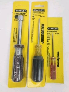3 Vintage Stanley Jobmaster Handwerker Schraubendreher Mutterndreher 66-796, 61-114, 65-320 - Bild 1 von 5