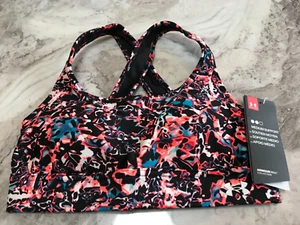 Under Armour Women's Size XS Multi-color Crossback Printed Sports Bra $40 NWT - Picture 1 of 6