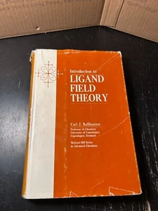 Introduction to Ligand Field Theory Book Carl J. Ballhausen inorganic chemistry - Imagen 1 de 13
