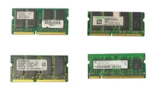 Mix Brands - Hynix, Siemens, Infineon, Kingmax 256MB PC133 Small Laptop - Picture 1 of 5
