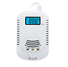 Combustible Gas Detector Home Kitchen Voice Alarm Wall Plug Safe Fire Test 11