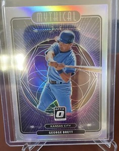 2021 Donruss Optic George Brett Mythical #M7 Silver Prizm Kansas City Royals 