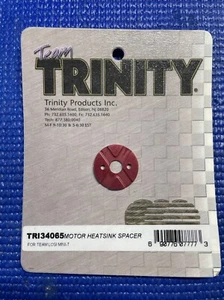 Trinity Losi Mini-T  Red Anodized Motor Shim Mount Horizon New 1/18 - Picture 1 of 1