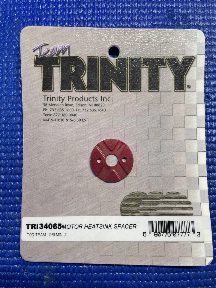 Trinity Losi Mini-T  Red Anodized Motor Shim Mount Horizon New 1/18 - Image 1 of 1