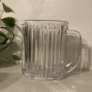 Vtg VILLEROY & BOCH Crystal QUADRA 32 Oz Crystal Jug PITCHER - Picture 1 of 10