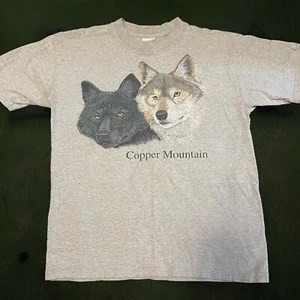 Vintage Wolf Shirt Childs XL Nature Wildlife Animal Wolves Tee Gildam Tag - Picture 1 of 5