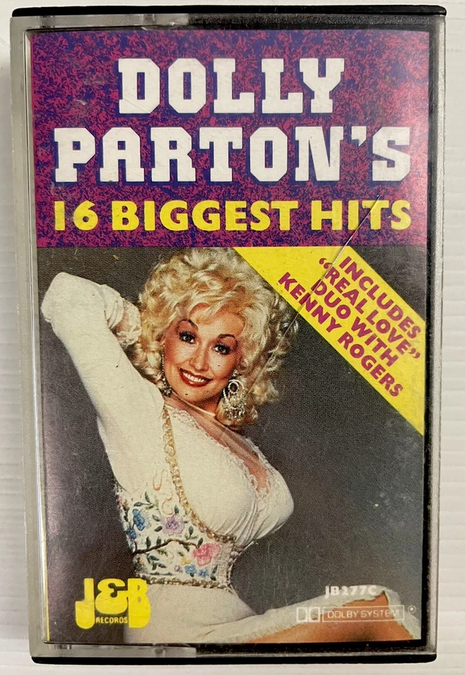 Dolly Parton’s 16 Biggest Hits Music Cassette Tape JB277C J&B 1986 - Image 1 of 4
