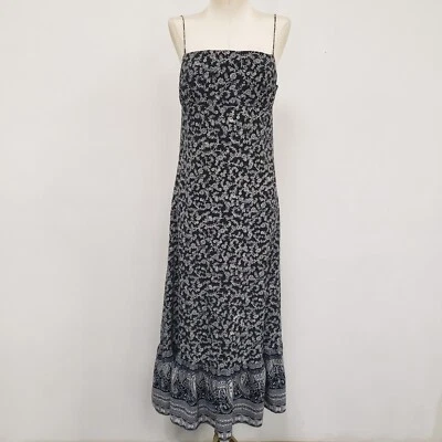 Maxi Vestido Babydoll de Seda Vintage The Limited Para Mujer Talla 6 Whimsigoth 90S Y2K Foto 1 de 4