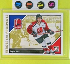 TAYLOR HALL  2007  HEROES & PROSPECTS #187  Windsor Spitfires