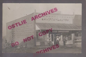 Ava MISSOURI RPPC 1909 GENERAL STORE Lawson & Lawson DE LAVAL SIGN nr Branson MO - Picture 1 of 3