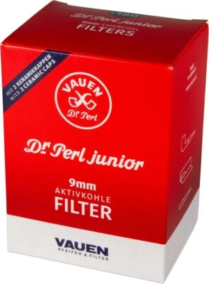 Dr. Perl Filter Junior JuMax 1 x 180er Aktivkohlefilter 9 mm Zwei Keramikkappen - Bild 1 von 2