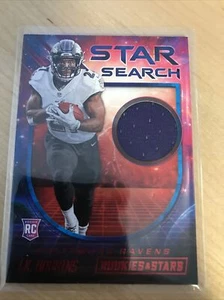 2020 Panini Rookies & Stars Ravens JK Dobbins RC Star Search Relic Red Foil - Picture 1 of 2