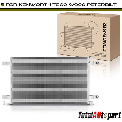 Condensador de aire acondicionado aire acondicionado con soporte para Kenworth T400 W900 Peterbilt Foto 1 de 4