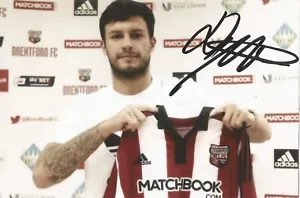 BRENTFORD: MARCO DJURICIN SIGNED 6x4 PORTRAIT PHOTO + COA - Bild 1 von 1