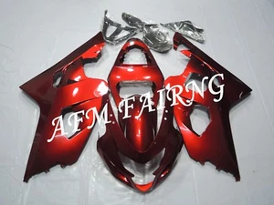 Candy Red ABS Injection Mold Bodywork Fairing Kit for GSXR600 GSXR750 2004 2005 - Picture 1 of 6