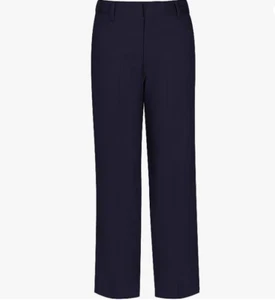 NEW CLASSROOM Big Boys' Uniform Flat Front Pant w/Adjustable Waist, Black, 12 - Picture 1 of 2