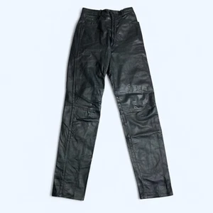 Pantalones de mujer portugueses 100 % cuero W25" L31" motociclista motociclista - Imagen 1 de 15