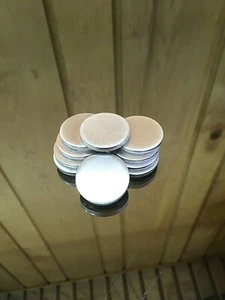 Aluminium Scheibe Kreis Rohlinge 1" Durchmesser 1/8" dick 10 Stück Scheiben Scheiben - Bild 1 von 5