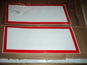 C596 - COPPIA ADESIVI AUTOCARRI FURGONI TIR USO CONTO TERZI - Imagen 1 de 1