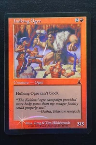 Magic The Gathering MTG HULKING OGRE FOIL Urza's Destiny LP Lightly Played - Picture 1 of 2