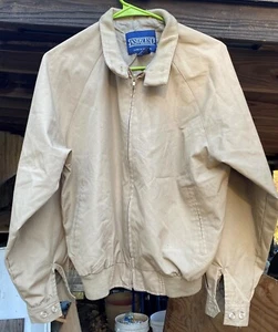 Lands End The Outfitters Tan Jacket Windbreaker Women’s Size M - Picture 1 of 4