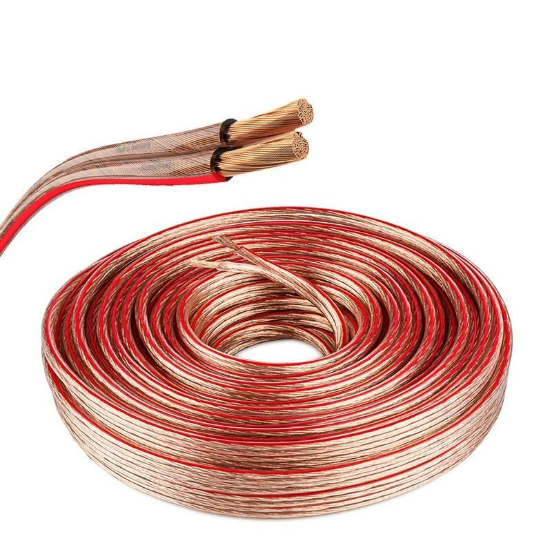 Rotolo Bobina Rame 10mt cavo altoparlanti speaker casse bipolare filo 3 x 6  mm - Immagine 1 di 1