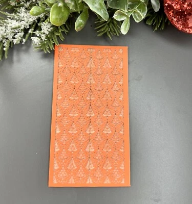 Polymer clay texture mat Christmas Tree 1_ Rubber texture mat_ Christmas texture - Image 1 of 4