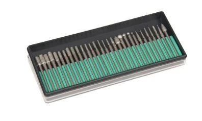 Fraises diamantées pour outil rotatif 30 pièces tige de 3,17mm SILVERLINE - Photo 1/1