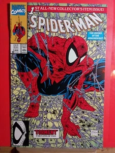 UNGETÜTET 1990 Marvel Comics Spiderman Ausgabe 1 Todd McFarlane Cover eine Variante  - Bild 1 von 1