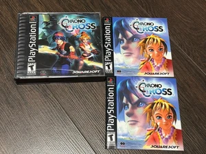 Chrono Chross Playstation 1 PS1 in case with English French Manual Registration - Picture 1 of 8