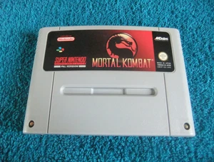 MORTAL KOMBAT SUPER NINTENDO / SNES GAME CARTRIDGE - Picture 1 of 3
