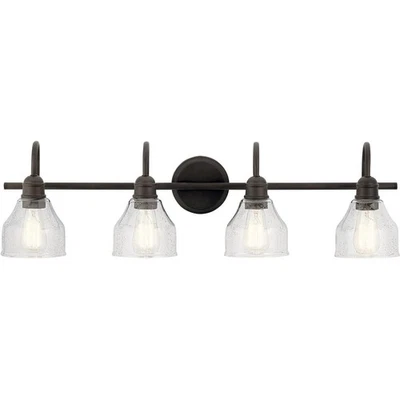 Luz de tocador de baño Kichler Lighting 45974 OZ Avery bronce antiguo Foto 1 de 4
