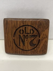 Vintage Jack Daniel's Old No. 7 USA Wood Belt Buckle - Picture 1 of 8