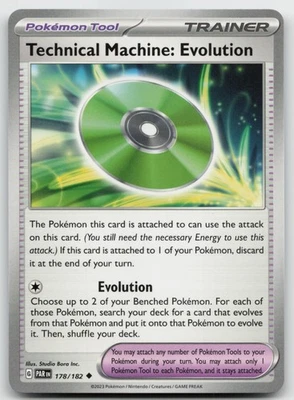Pokemon Technical Machine: Evolution Uncommon SV04: Paradox Rift 178/182 LP - Image 1 of 2